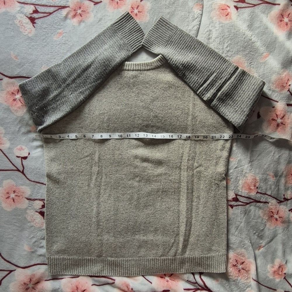 J. Crew Heather Gray Knit Sweater - Picture 4 of 5